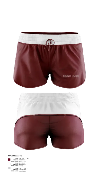 Womens Shorts, Kings Park, Softball, Teamtime, Team time, sublimation, custom sports apparel, team uniforms, spirit wear, spiritwear, sports uniforms, custom shirts, team store, custom team store, fundraiser sports, apparel fundraiser
