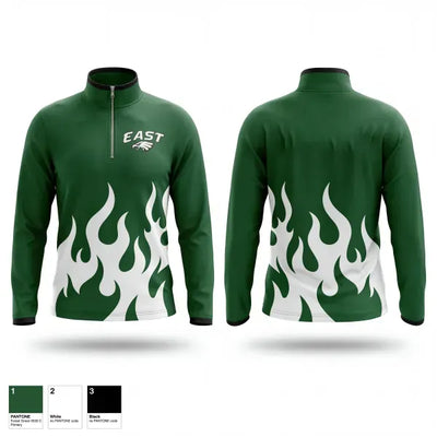 East Henderson High School 30346604 Quarter Zip Jacket - 10