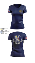 83d Chemical Battalion 44785590 Women's Short Sleeve V-neck Shirt - 3