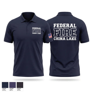 Short Sleeve Performance Polo, China lake fire department, Fire Department, Teamtime, Team time, sublimation, custom sports apparel, team uniforms, spirit wear, spiritwear, sports uniforms, custom shirts, team store, custom team store, fundraiser sports, apparel fundraiser
