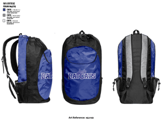Gear Bag, Lady BatCats, Softball, Teamtime, Team time, sublimation, custom sports apparel, team uniforms, spirit wear, spiritwear, sports uniforms, custom shirts, team store, custom team store, fundraiser sports, apparel fundraiser