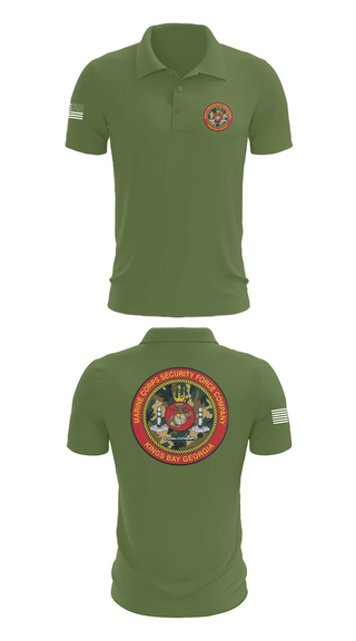 Short Sleeve Performance Polo, Marine Corps Security Forces Battalion, , Teamtime, Team time, sublimation, custom sports apparel, team uniforms, spirit wear, spiritwear, sports uniforms, custom shirts, team store, custom team store, fundraiser sports, apparel fundraiser