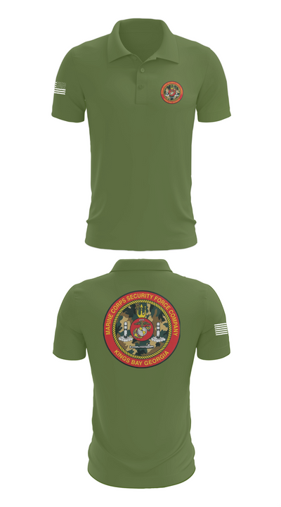 Marine Corps Security Forces Battalion 39264653 Short Sleeve Performance Polo - 45