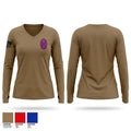 30 MBCT 75273703 Women's Long Sleeve V-neck Shirt - 1