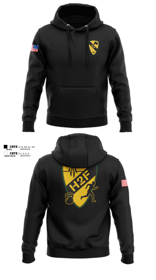 Hoodie, 1st Air Cavalry Brigade H2F, Army, Teamtime, Team time, sublimation, custom sports apparel, team uniforms, spirit wear, spiritwear, sports uniforms, custom shirts, team store, custom team store, fundraiser sports, apparel fundraiser