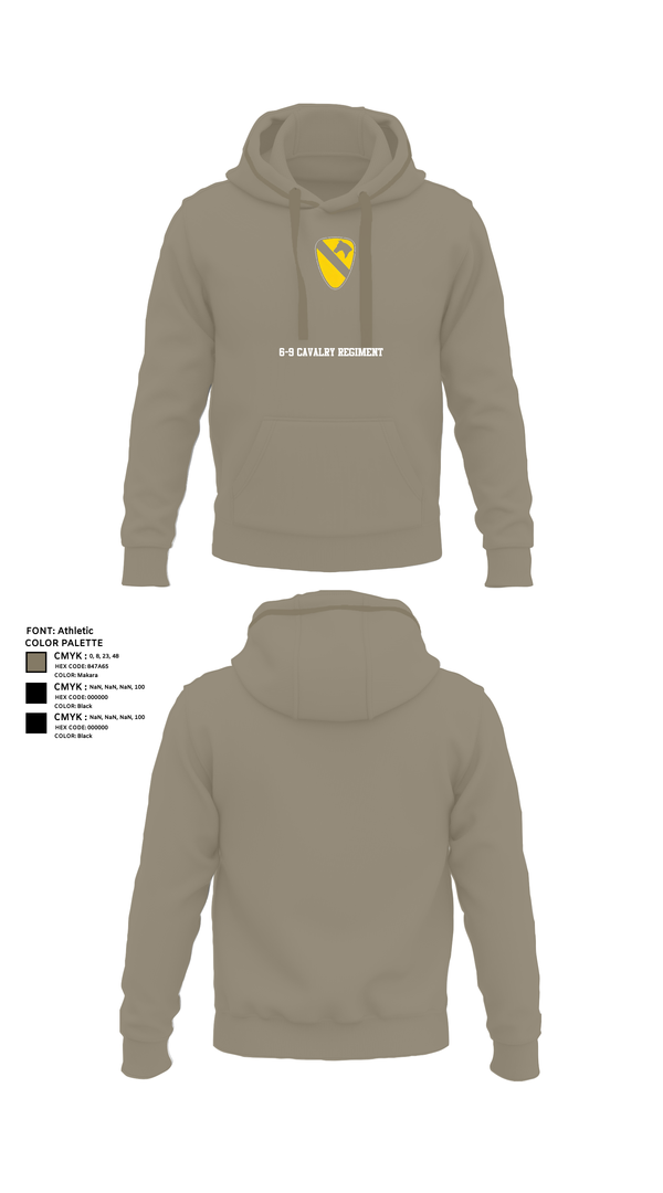 Hoodie, 6-9 Cavalry Regiment, , Teamtime, Team time, sublimation, custom sports apparel, team uniforms, spirit wear, spiritwear, sports uniforms, custom shirts, team store, custom team store, fundraiser sports, apparel fundraiser