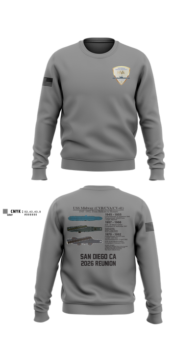 Midway Veterans' Association 36317900 Crew Neck Sweatshirt - 2