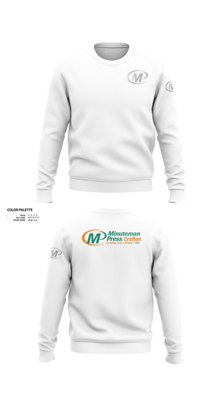 Crew Neck Sweatshirt, LaTasha Ward - Minuteman Press Crofton , , Teamtime, Team time, sublimation, custom sports apparel, team uniforms, spirit wear, spiritwear, sports uniforms, custom shirts, team store, custom team store, fundraiser sports, apparel fundraiser