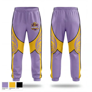 Sweatpants, Hawks Basketball, Men's Basketball, Teamtime, Team time, sublimation, custom sports apparel, team uniforms, spirit wear, spiritwear, sports uniforms, custom shirts, team store, custom team store, fundraiser sports, apparel fundraiser