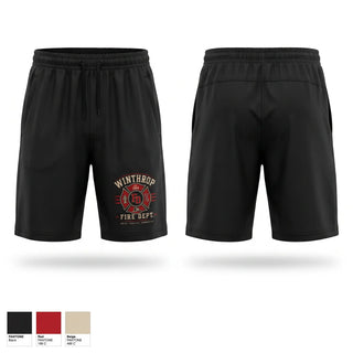 Athletic Shorts With Pockets, Winthrop Fire Department, Fire Department, Teamtime, Team time, sublimation, custom sports apparel, team uniforms, spirit wear, spiritwear, sports uniforms, custom shirts, team store, custom team store, fundraiser sports, apparel fundraiser