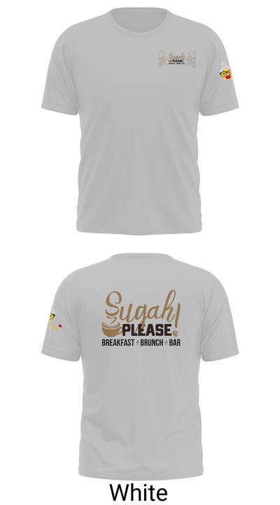 Sugah Please Breakfast Brunch Bar 84715642 Short Sleeve Performance Shirt - 11