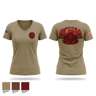 Womens Short Sleeve Vneck Shirt, 1/487th FA BN, Army, Teamtime, Team time, sublimation, custom sports apparel, team uniforms, spirit wear, spiritwear, sports uniforms, custom shirts, team store, custom team store, fundraiser sports, apparel fundraiser