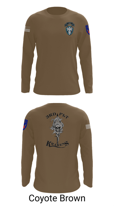 95th cbrn 3rd plt Long Sleeve Performance Shirt 6