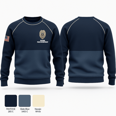 Delphos Police Department 57631813 Crew Neck Sweatshirt - 1