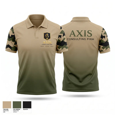 Axis Consulting Firm LLC Short Sleeve Performance Polo - 1