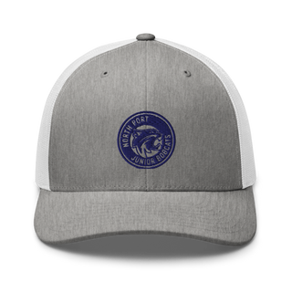 North Port Jr Bobcats 24422472 Retro Trucker Hat | Yupoong 6606