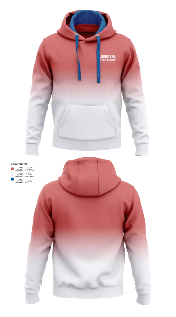 Hoodie, Louisiana Speed Racers, Track & Field, Teamtime, Team time, sublimation, custom sports apparel, team uniforms, spirit wear, spiritwear, sports uniforms, custom shirts, team store, custom team store, fundraiser sports, apparel fundraiser
