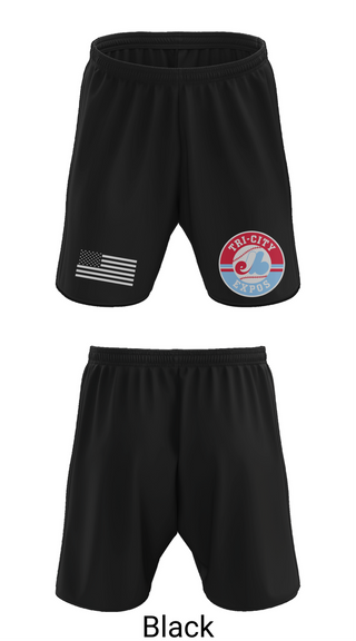 Athletic Shorts With Pockets, Tri-City Expos, Baseball, Teamtime, Team time, sublimation, custom sports apparel, team uniforms, spirit wear, spiritwear, sports uniforms, custom shirts, team store, custom team store, fundraiser sports, apparel fundraiser
