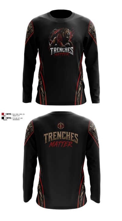 Trenches Matter Long Sleeve Performance Shirt - 3