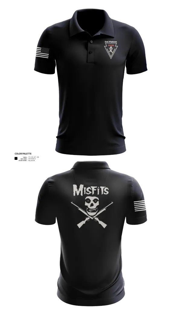 Short Sleeve Performance Polo, 2/11 killer troop, Army, Teamtime, Team time, sublimation, custom sports apparel, team uniforms, spirit wear, spiritwear, sports uniforms, custom shirts, team store, custom team store, fundraiser sports, apparel fundraiser