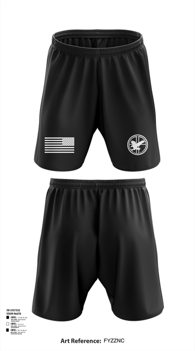 D Co 3-82 GSAB Maintenance Platoon 61791905 Athletic Shorts With Pockets - 103