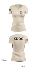 KDOC 70692063 Women's Short Sleeve V-neck Shirt - 102