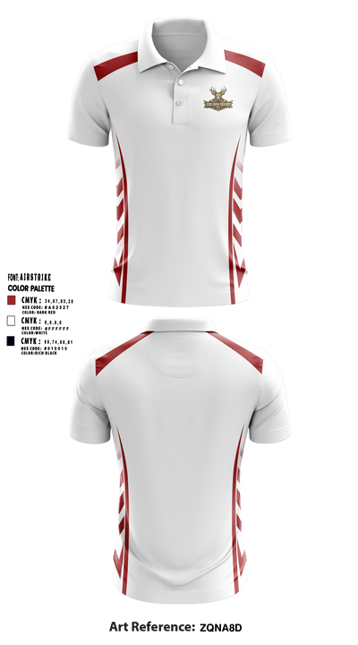 Golden Deers FC 49695783 Short Sleeve Performance Polo - 10