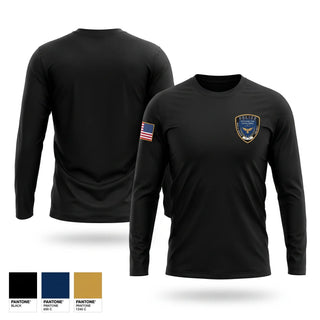Long Sleeve Performance Shirt, Bibb County BOE Police Department, Police, Teamtime, Team time, sublimation, custom sports apparel, team uniforms, spirit wear, spiritwear, sports uniforms, custom shirts, team store, custom team store, fundraiser sports, apparel fundraiser
