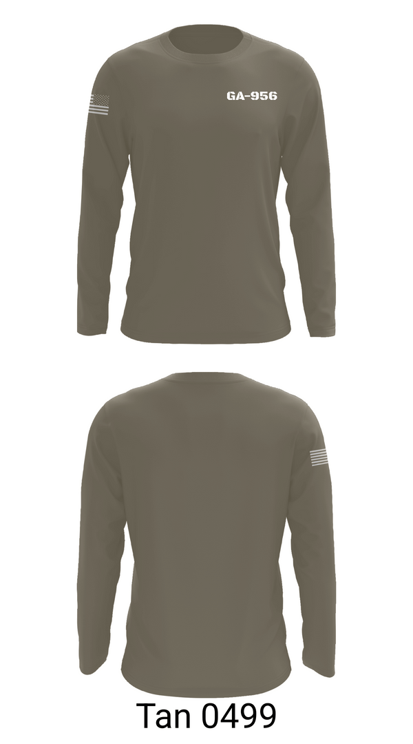 Long Sleeve Performance Shirt, GA-956, Air Force, Teamtime, Team time, sublimation, custom sports apparel, team uniforms, spirit wear, spiritwear, sports uniforms, custom shirts, team store, custom team store, fundraiser sports, apparel fundraiser