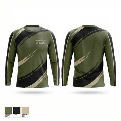 Opulence Security 22783691 Long Sleeve Performance Shirt 1