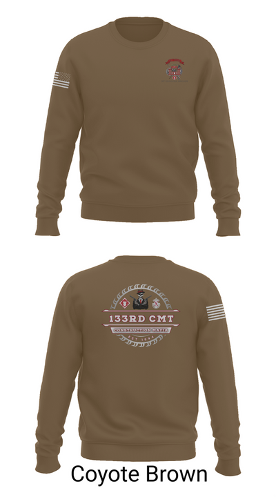 133rd Construction Management Team 6811495 Crew Neck Sweatshirt - 5