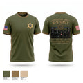 Schenectady County Sheriff K9 Old School Cotton Feel Shirt - 1