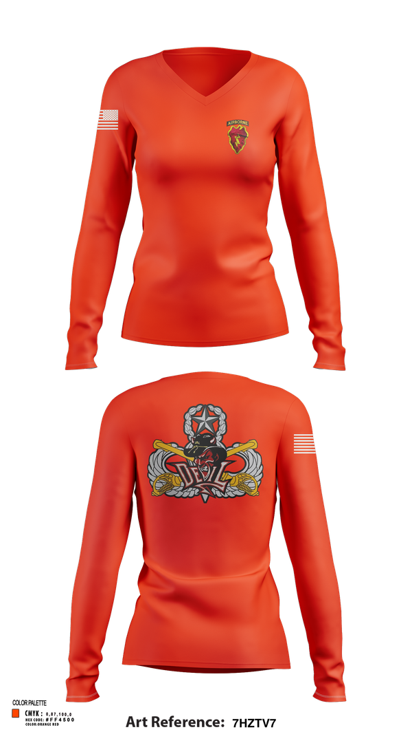 Womens Long Sleeve Vneck Shirt, Spartans, , Teamtime, Team time, sublimation, custom sports apparel, team uniforms, spirit wear, spiritwear, sports uniforms, custom shirts, team store, custom team store, fundraiser sports, apparel fundraiser