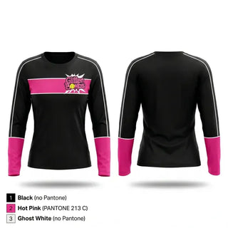 Long Sleeve Performance Shirt, Glitter Bombs, Softball, Teamtime, Team time, sublimation, custom sports apparel, team uniforms, spirit wear, spiritwear, sports uniforms, custom shirts, team store, custom team store, fundraiser sports, apparel fundraiser