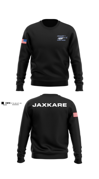 Crew Neck Sweatshirt, JaxCare, EMS/EMT, Teamtime, Team time, sublimation, custom sports apparel, team uniforms, spirit wear, spiritwear, sports uniforms, custom shirts, team store, custom team store, fundraiser sports, apparel fundraiser