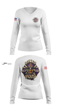 Benton Fire Women's Long Sleeve V-neck Shirt - 6