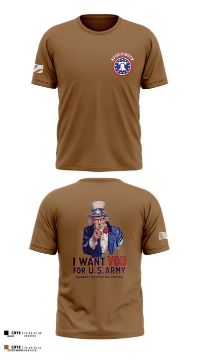 US Army I Want You 76454793 Short Sleeve Performance Shirt - 1