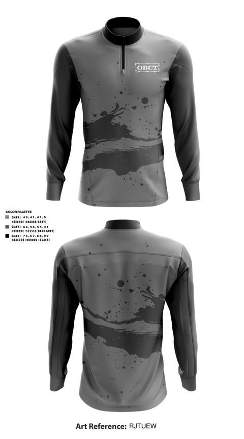 Quarter Zip Jacket, OBCT, , Teamtime, Team time, sublimation, custom sports apparel, team uniforms, spirit wear, spiritwear, sports uniforms, custom shirts, team store, custom team store, fundraiser sports, apparel fundraiser