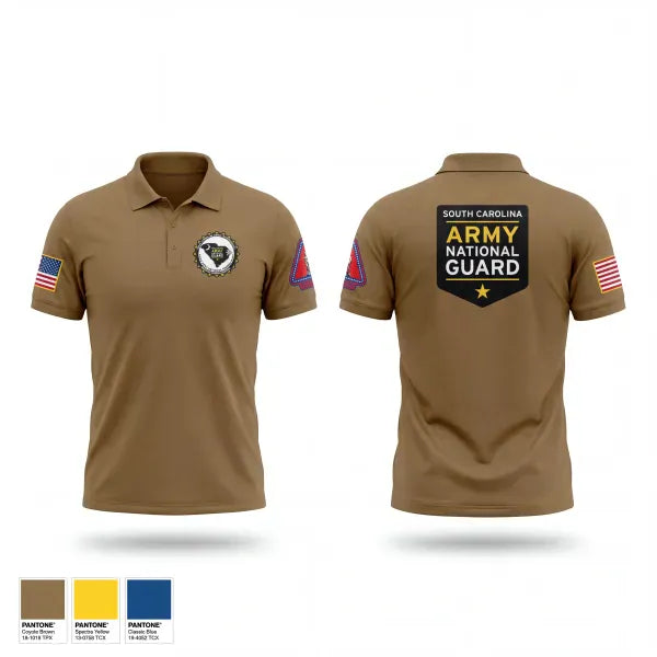 Short Sleeve Performance Polo, R&R, National Guard, Teamtime, Team time, sublimation, custom sports apparel, team uniforms, spirit wear, spiritwear, sports uniforms, custom shirts, team store, custom team store, fundraiser sports, apparel fundraiser