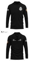 THP motor carrier unit Long Sleeve Performance Shirt with hood - 5
