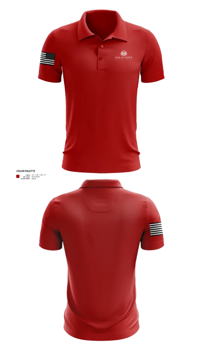 RSS E-Town 70795830 Short Sleeve Performance Polo - 22