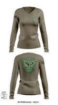 Etowah County JSOG 23168603 Women's Long Sleeve V-neck Shirt - 101