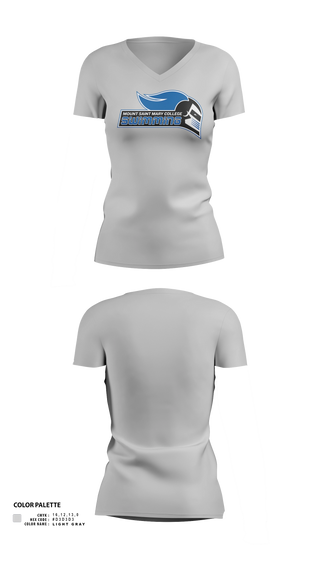 Womens Short Sleeve Vneck Shirt, Mount Saint Mary College Swimming, Swimming, Teamtime, Team time, sublimation, custom sports apparel, team uniforms, spirit wear, spiritwear, sports uniforms, custom shirts, team store, custom team store, fundraiser sports, apparel fundraiser