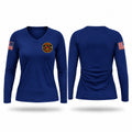 Silverton Fire Rescue Women's Long Sleeve V-neck Shirt - 1