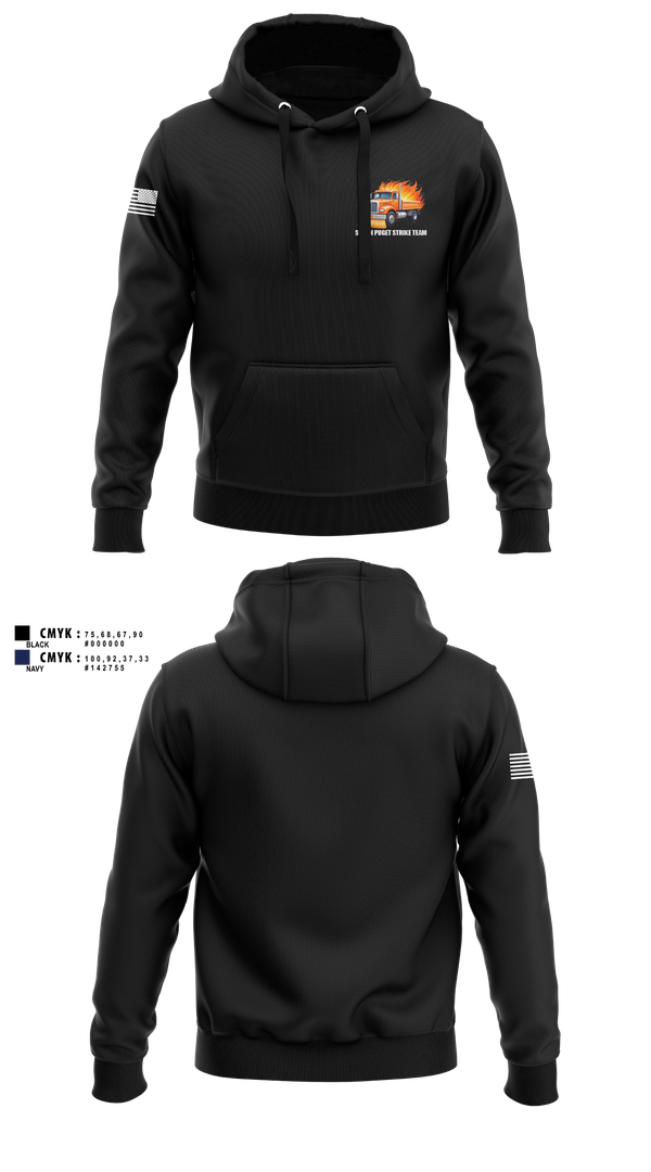 Hoodie, South Puget strike team, , Teamtime, Team time, sublimation, custom sports apparel, team uniforms, spirit wear, spiritwear, sports uniforms, custom shirts, team store, custom team store, fundraiser sports, apparel fundraiser