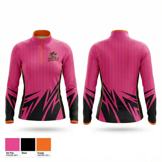 Quarter Zip Jacket, Lady Raiders, Softball, Teamtime, Team time, sublimation, custom sports apparel, team uniforms, spirit wear, spiritwear, sports uniforms, custom shirts, team store, custom team store, fundraiser sports, apparel fundraiser