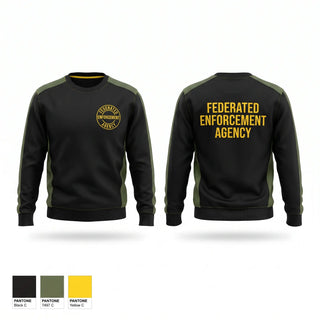 Crew Neck Sweatshirt, Federated Enforcement Agency, , Teamtime, Team time, sublimation, custom sports apparel, team uniforms, spirit wear, spiritwear, sports uniforms, custom shirts, team store, custom team store, fundraiser sports, apparel fundraiser