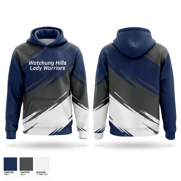 Hoodie, Watchung Hills Lady Warriors, Softball, Teamtime, Team time, sublimation, custom sports apparel, team uniforms, spirit wear, spiritwear, sports uniforms, custom shirts, team store, custom team store, fundraiser sports, apparel fundraiser