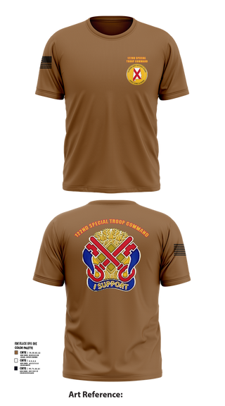 Short Sleeve Performance Shirt, 122nd Special Troop Command, , Teamtime, Team time, sublimation, custom sports apparel, team uniforms, spirit wear, spiritwear, sports uniforms, custom shirts, team store, custom team store, fundraiser sports, apparel fundraiser
