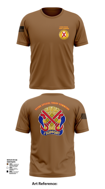 122nd Special Troop Command 82504927 Short Sleeve Performance Shirt - 24